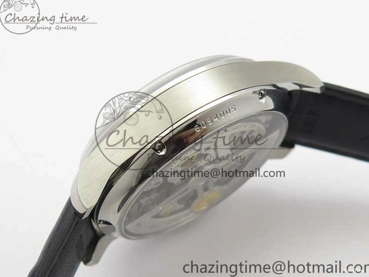 MIROTIME 0108 Portuguese Real PR Real Annual Calendar IW503502 ZF 1:1 Best Edition Black Dial Steel Markers on Black Leather Strap A StreetReady 7134